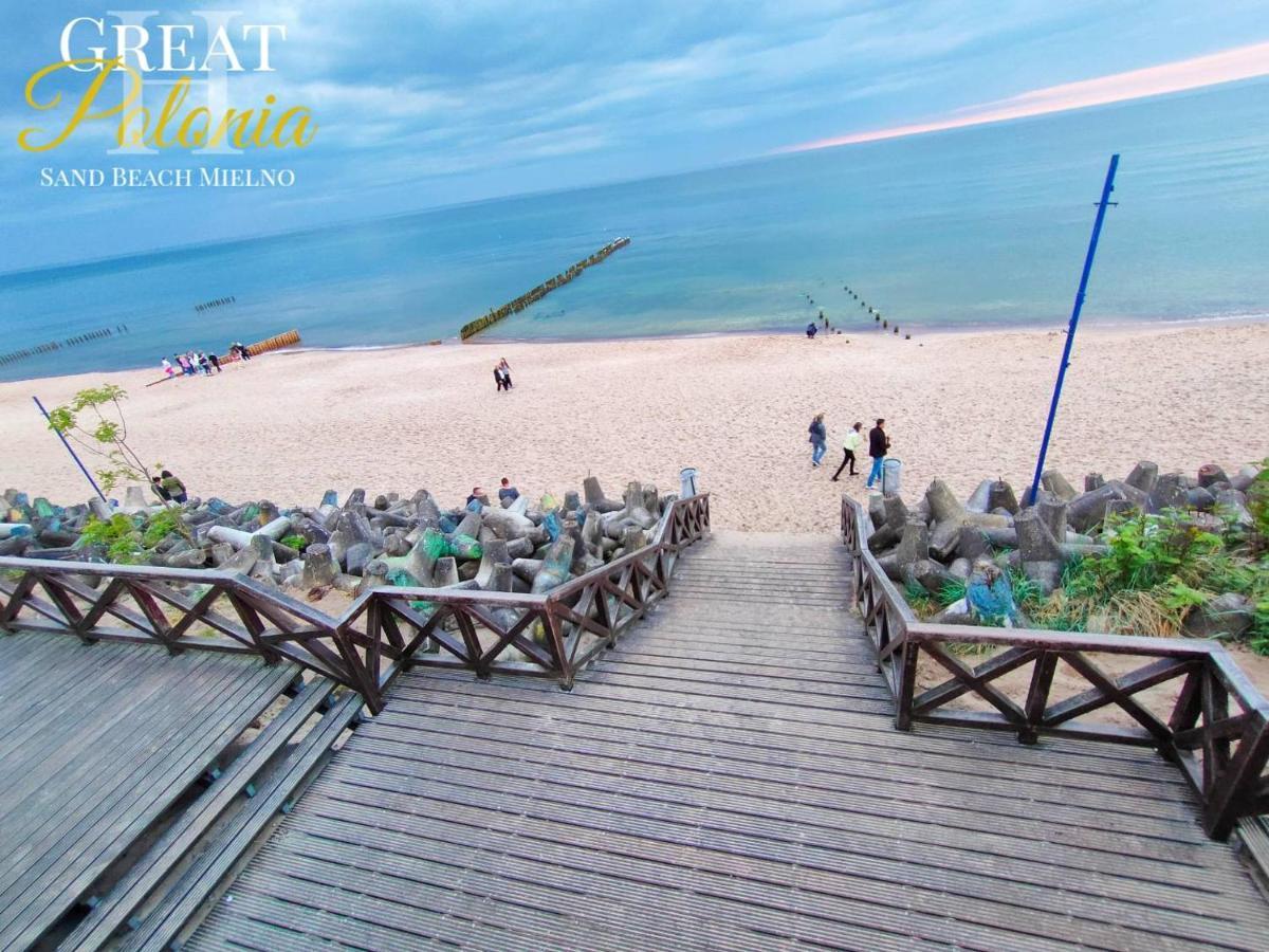 Great Polonia Sand Beach Mielno เมียลโน ภายนอก รูปภาพ
